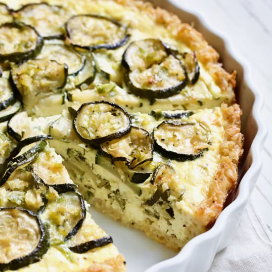 Zucchini Quiche - Recipe photo by fromachefskitchen