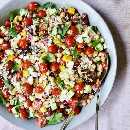 Mediterranean Chopped Salad - Recipe photo by fromachefskitchen