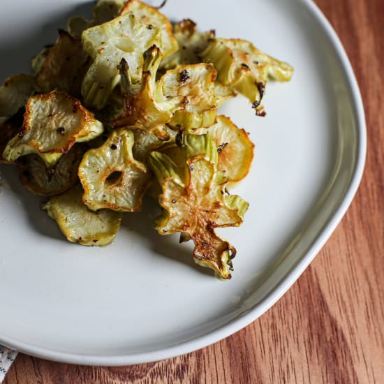 Whole30 Roasted Broccoli Stems - Recipe photo by theproducepack