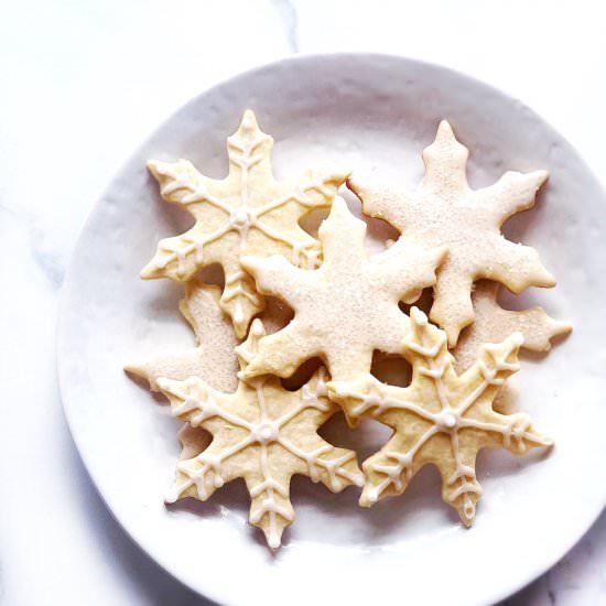 Easy Snowflake Cookies - Recipe photo by Keeping It Simple