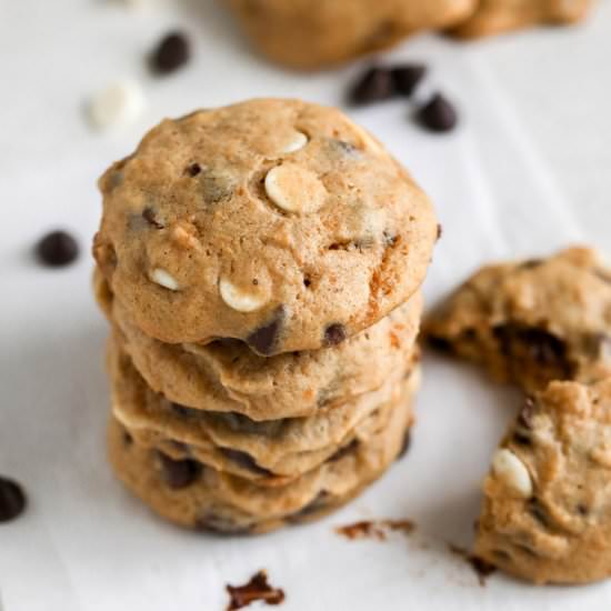 Sweet Potato Chocolate Chip Cookies - Recipe photo by farmflavor