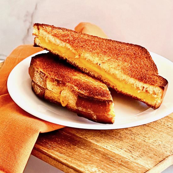 Toaster Oven Grilled Cheese - Recipe photo by theshortordercook