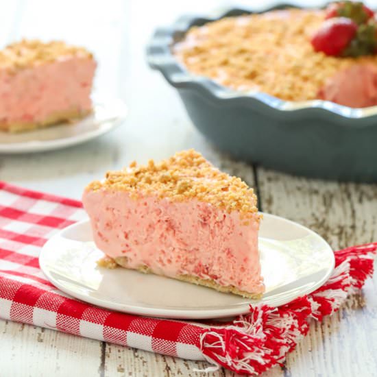 Strawberry Cream Pie Recipe - Recipe photo by seasonedkitchen