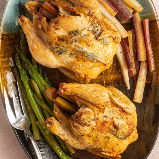 Air Fryer Cornish Hens - Recipe photo by debsdailydish
