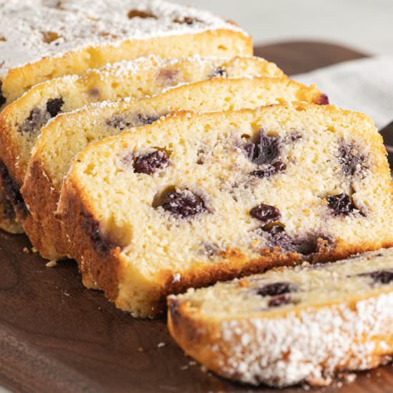 Keto Blueberry Bread - Recipe photo by debsdailydish