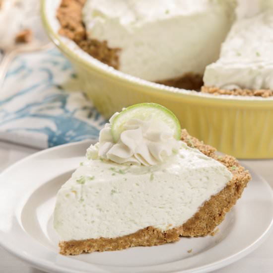 No-Bake Key Lime Pie - Recipe photo by farmflavor