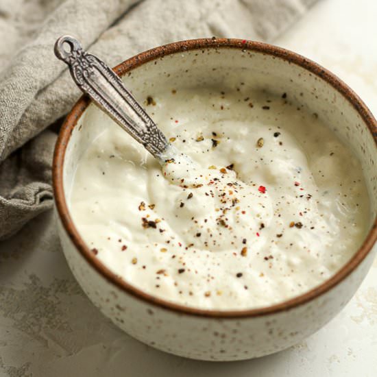 Chunky Blue Cheese Dressing - Recipe photo by suebeehomemaker