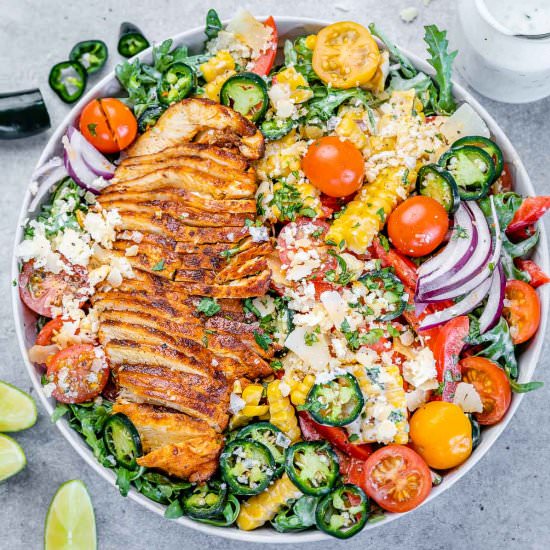 CHICKEN ARUGULA SALAD - Recipe photo by healthyfitnessmeals