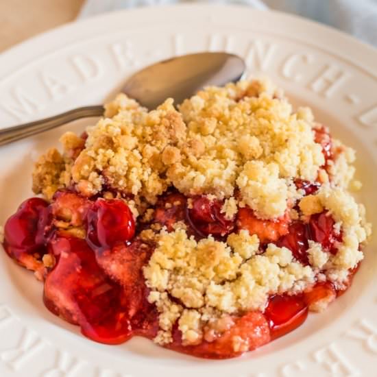 Cherry Cheesecake Dump Cake - Recipe photo by shesnotcookin