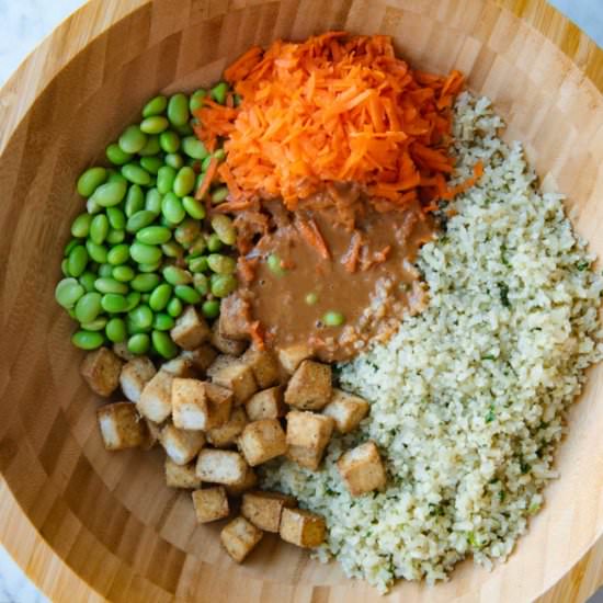 Tofu Rice Bowl - Recipe photo by Nisha Melvani
