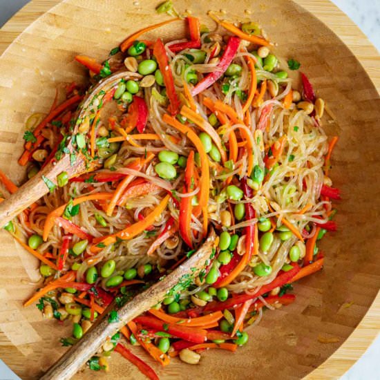 Glass Noodle Salad (Yum Woon Sen) - Recipe photo by Nisha Melvani