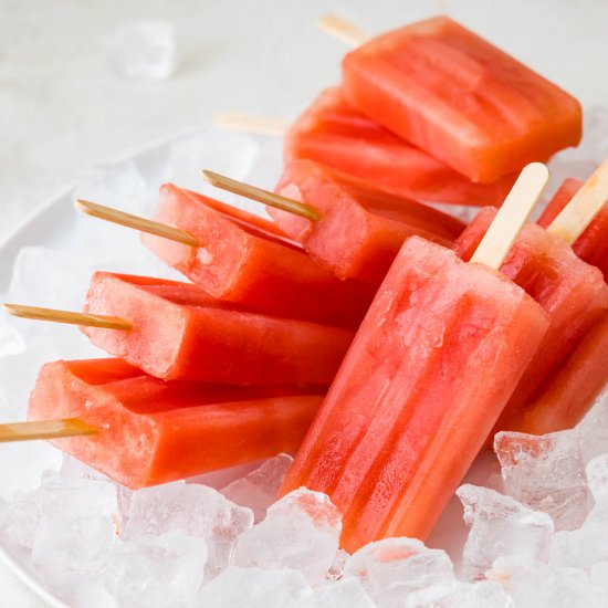 Watermelon Popsicles - Recipe photo by garlic and zest