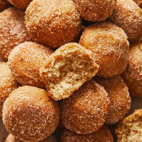 Vegan Baked Apple Cider Donuts - Recipe photo by peanutbutterpluschocolate