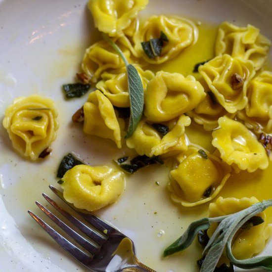 Sage and Brown Butter Tortellini - Recipe photo by turnrowtable