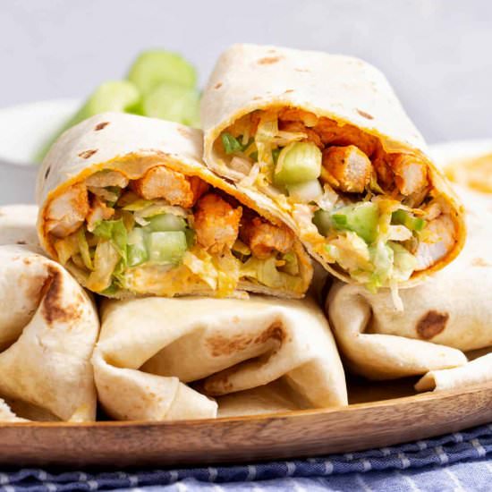 Buffalo Chicken Wraps - Recipe photo by AllThingsMamma