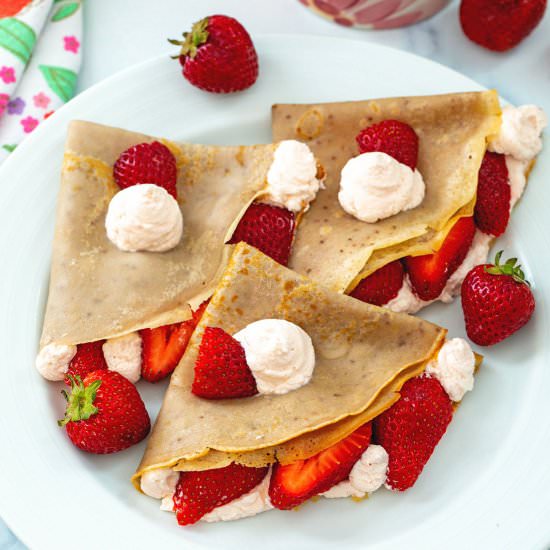 Strawberry Crepes - Recipe photo by Wearenotmartha