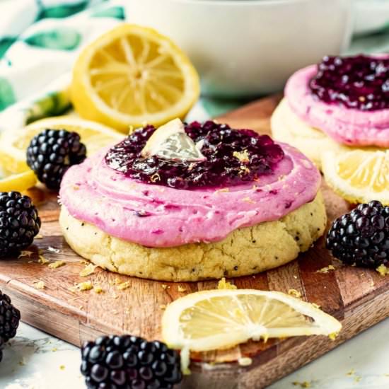 Lemon Blackberry Cookies - Recipe photo by eatdessertsnack