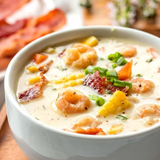 Shrimp and Corn Chowder - Recipe photo by eatdessertsnack