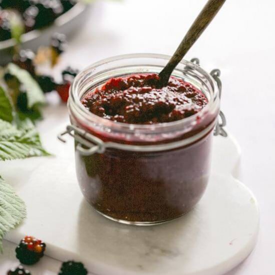 Blackberry Chia Jam - Recipe photo by flourishingkitchen