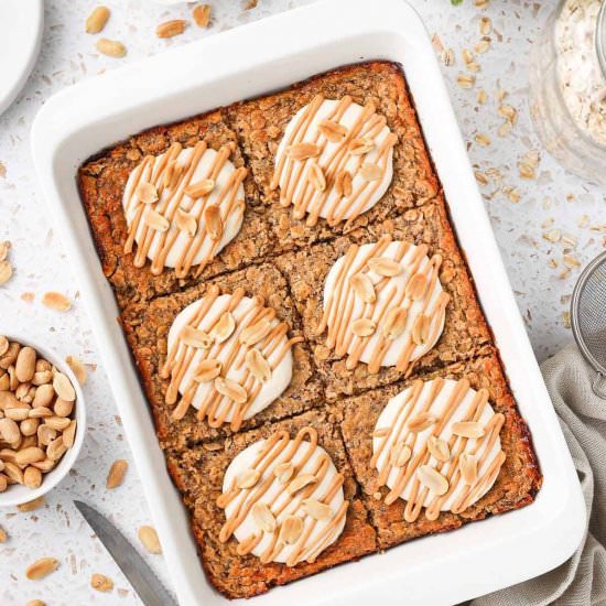 Baked Peanut Butter Oatmeal - Recipe photo by itsnotcomplicatedrecipes