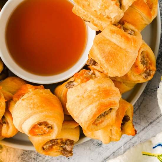 Sausage Cream Cheese Crescent Rolls - Recipe photo by dishnthekitchen