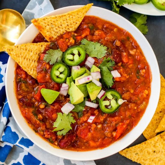 Instant Pot Vegan Chili - Recipe photo by amykatz