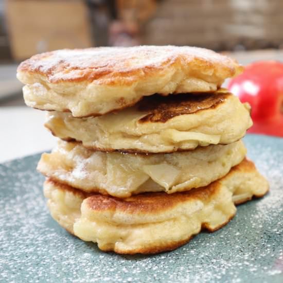 Fluffy Polish yeast pancakes - Recipe photo by HubbyInTheKitchen