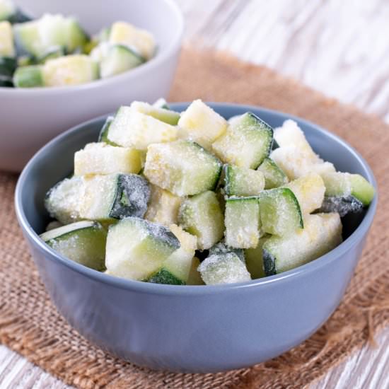 How to Freeze Zucchini - Recipe photo by Everything Pretty