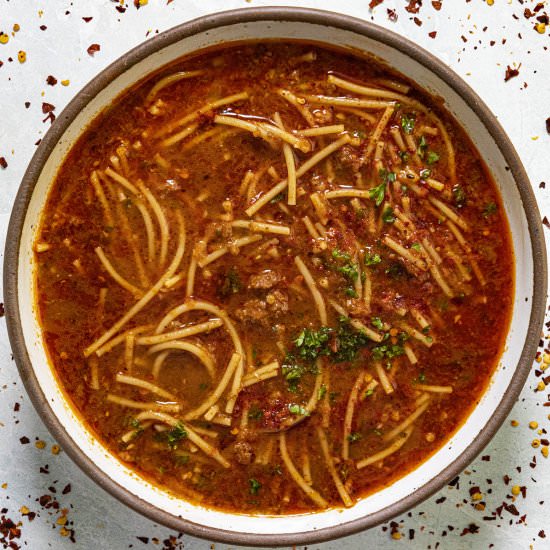 Sopa de Fideo - Recipe photo by ChiliPepperMadness