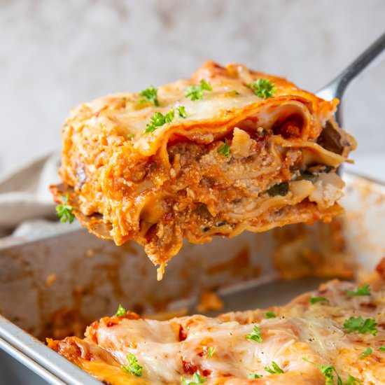 Freezer Lasagna - Recipe photo by Valeries Kitchen