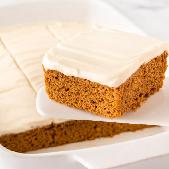 Cake Mix Pumpkin Bars - Recipe photo by buildyourbite