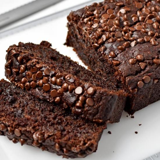 Chocolate Banana Bread - Recipe photo by Flavor Walk