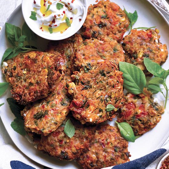 Greek Tomato Fritters - Recipe photo by The Greek Foodie