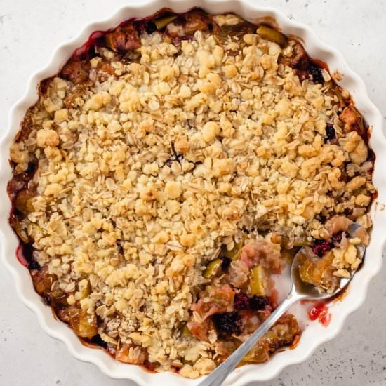 Blueberry and Apple Crumble - Recipe photo by it is a keeper