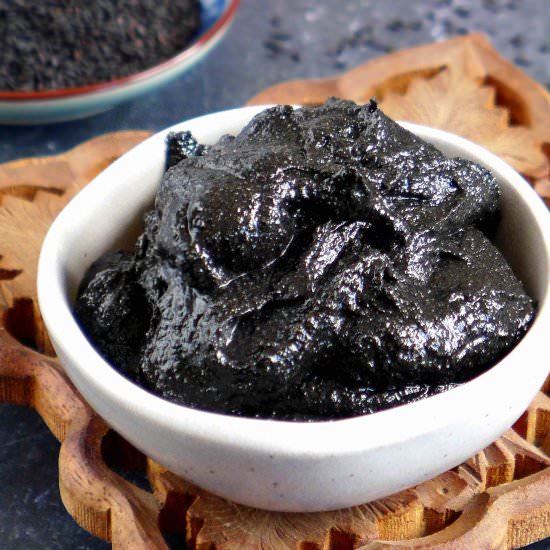 black sesame paste - Recipe photo by Red House Spice