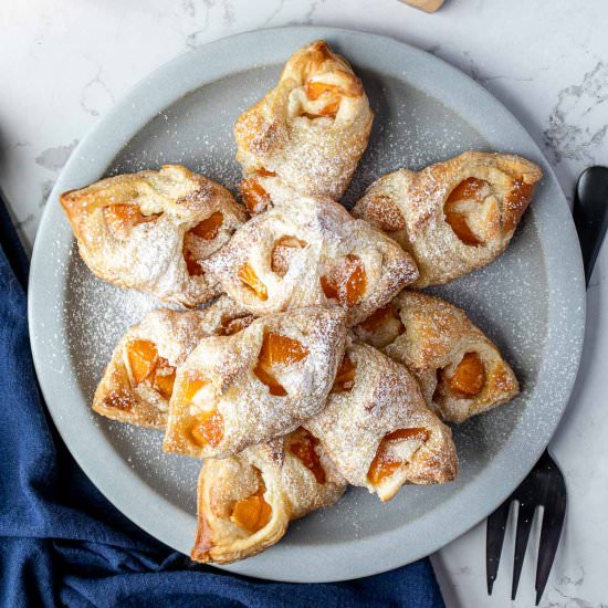 Apricot Danish with Puff Pastry - Recipe photo by Chef Molly