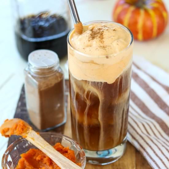 Pumpkin Cold Brew Coffee - Recipe photo by seekinggoodeats