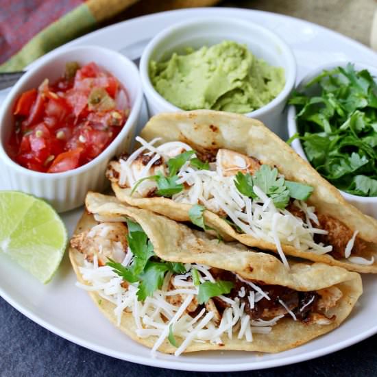 Ancho Chili Chicken Tacos - Recipe photo by karenskitchenstories