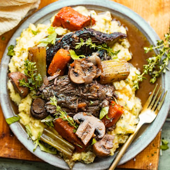 Oven Baked Chuck Roast - Recipe photo by BritneyBreaksBread