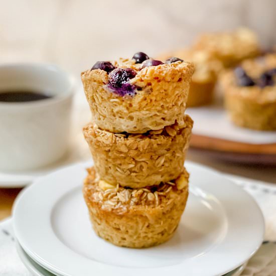 Healthy Baked Oatmeal Cups - Recipe photo by 31Daily
