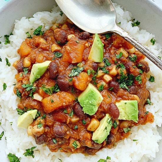 Vegetarian Chili - Recipe photo by Foodtastic Mom