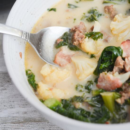 keto zuppa toscana soup - Recipe photo by heyketomama
