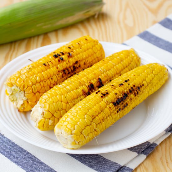Grilled sweetcorn - Recipe photo by mecooks.com