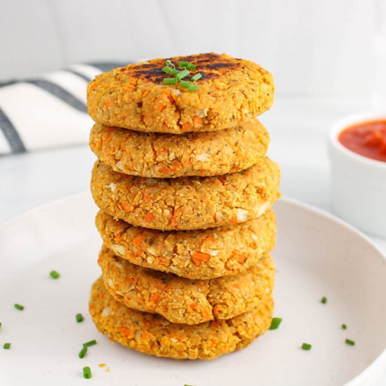 Vegan Chickpea Patties - Recipe photo by plantbasedjess