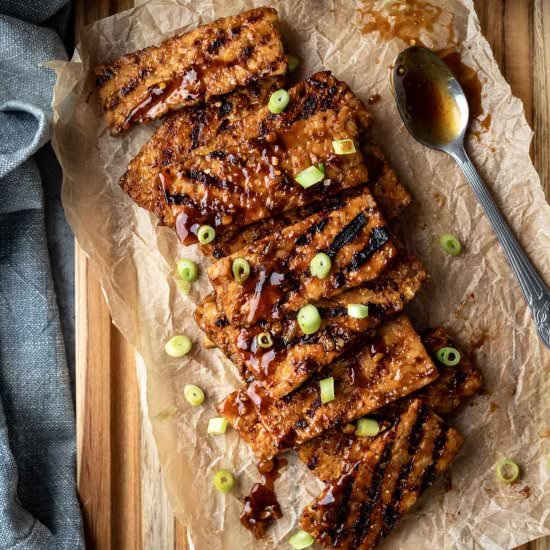 Korean BBQ Tempeh - Recipe photo by my quiet kitchen
