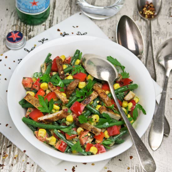 Colorful summer salad - Recipe photo by Culinaire bagage