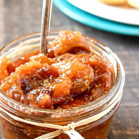 Easy Homemade Vanilla Fig Jam - Recipe photo by wellnesssleuth