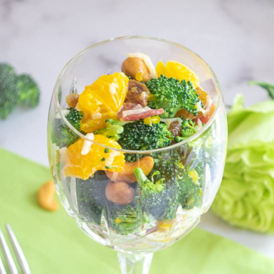 Broccoli-Cashew Salad Recipe - Recipe photo by House of Elyn Ryn