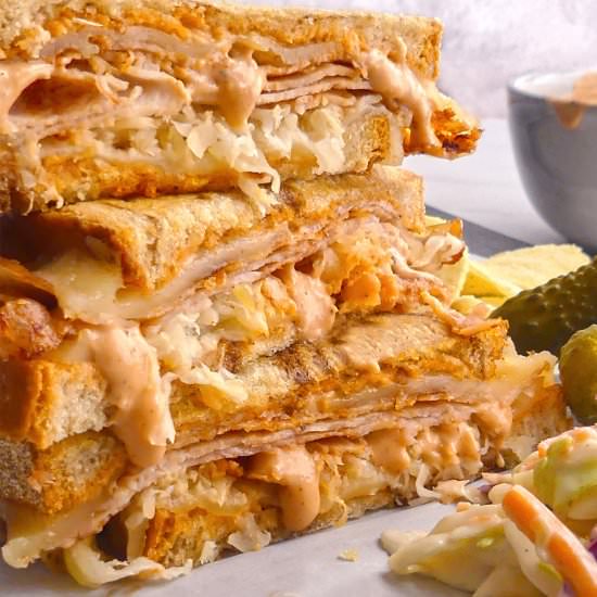 The Best Turkey Reuben {aka Rachel} - Recipe photo by kidtestedrecipes
