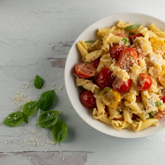Pasta with Buttered Tomato Sauce! - Recipe photo by Framed Cooks